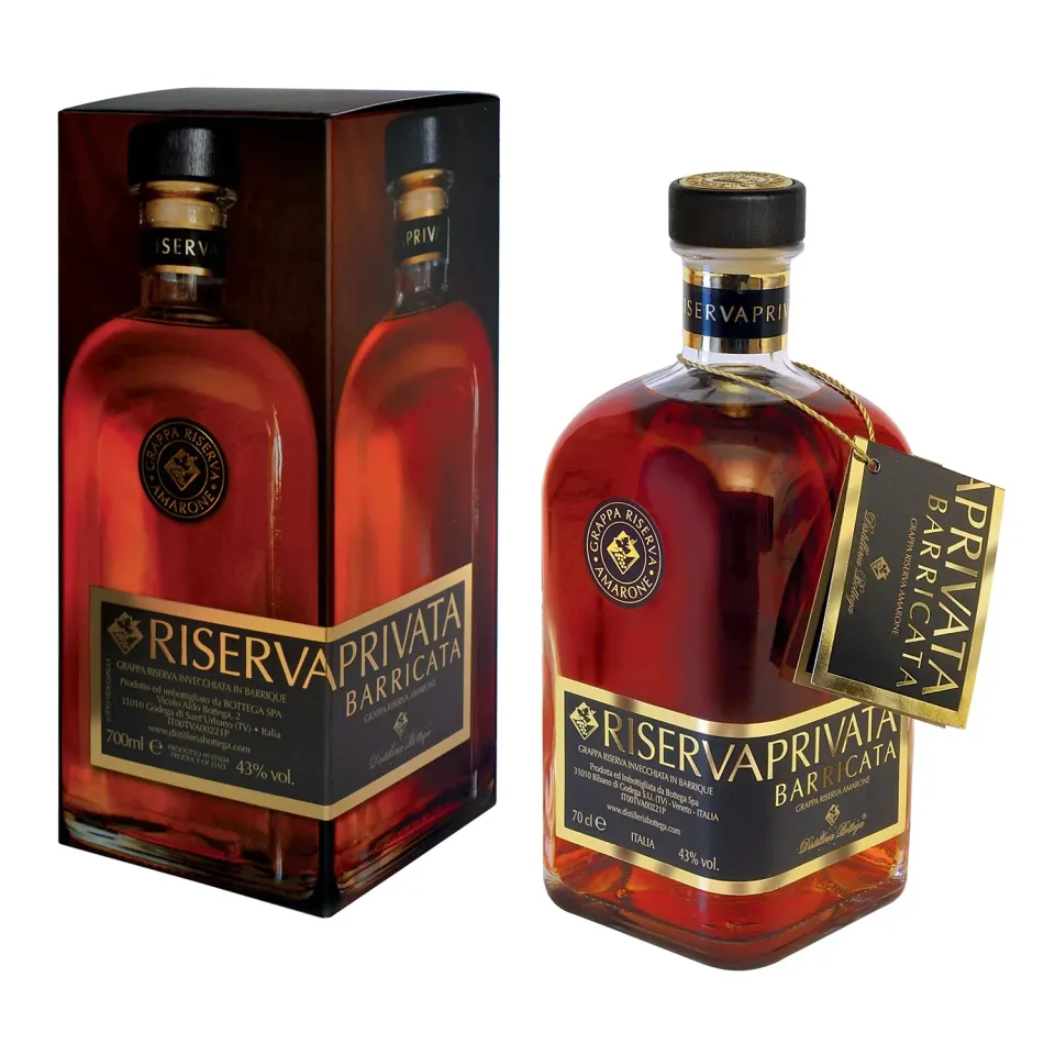 Bottega Riserva Privata Amarone Grappa Barricata 700 ml Ambrata