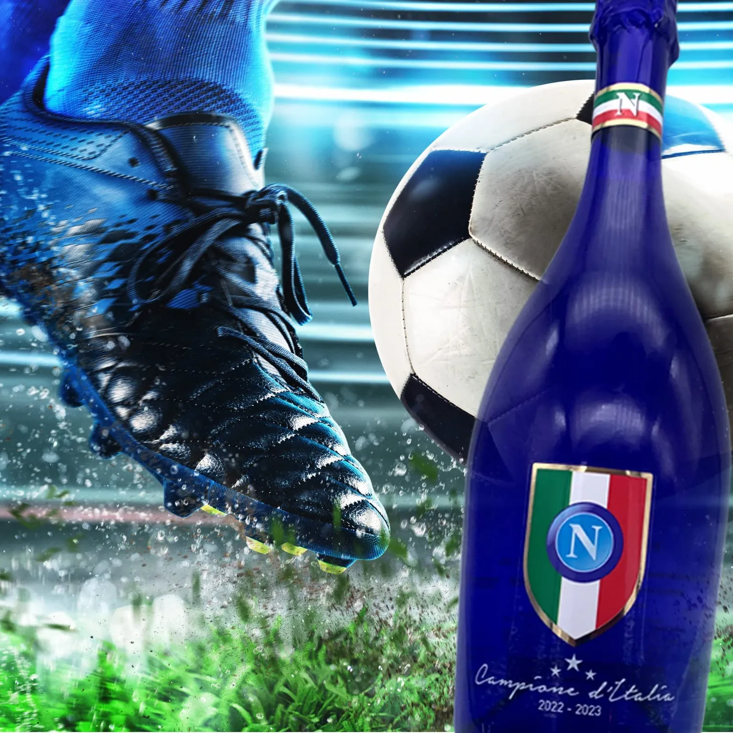 Bottega Prosecco DOC Napoli Spumante Brut 750 ml Blu