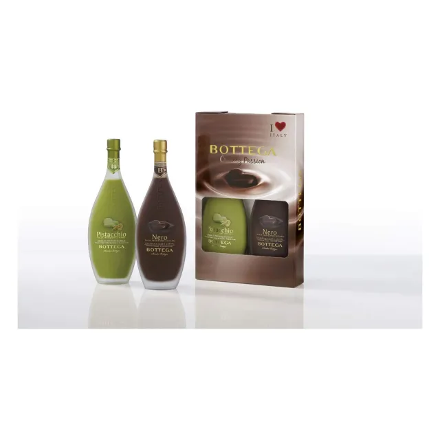 Bottega Nero & Pistacchio Liquori Vegan 2x500 ml Bipack