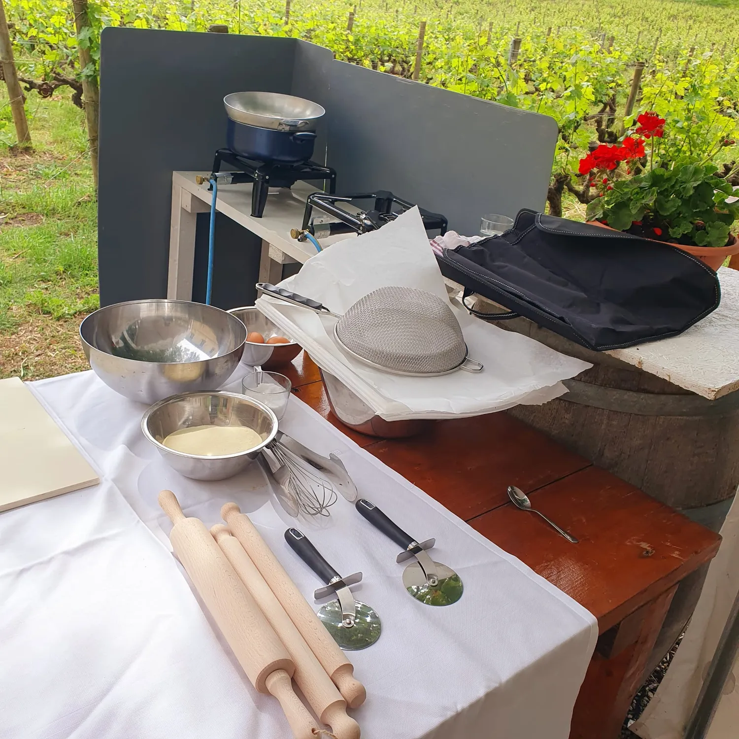 Tenuta La Macchia Pranzo in Vigna Esperienza con Vino