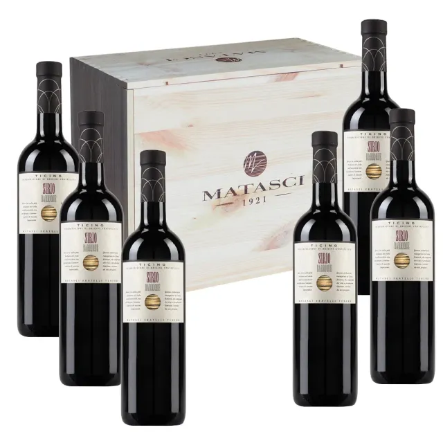 Matasci Enoteca Sirio Merlot Cassetta 6x75 CL 2018-2019-2020