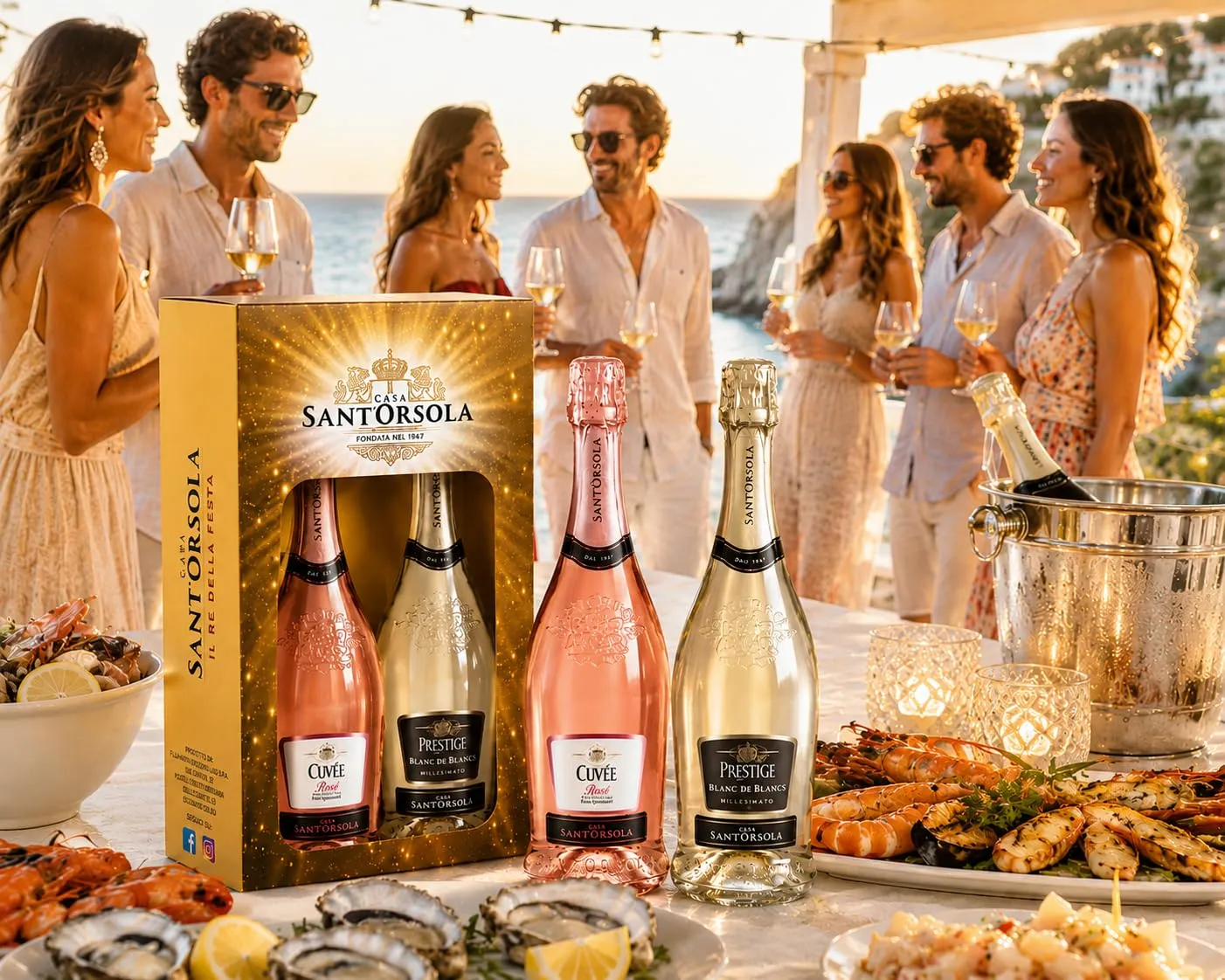 Sant'Orsola Cuvée Prestige Spumante Set 2x750 ml Dolce