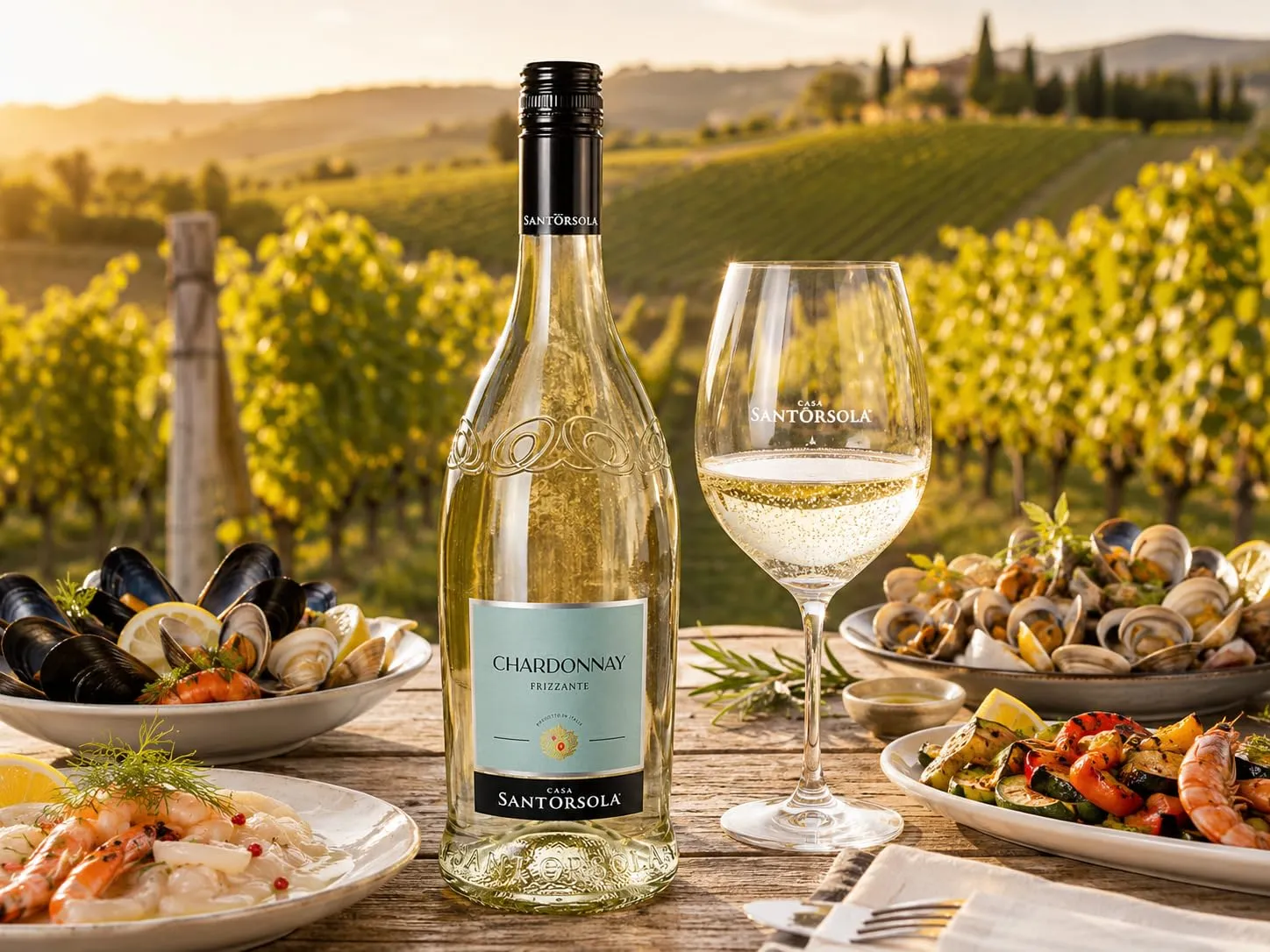 Sant'Orsola Mirage Chardonnay Vino Frizzante 6x750 ml Armonico