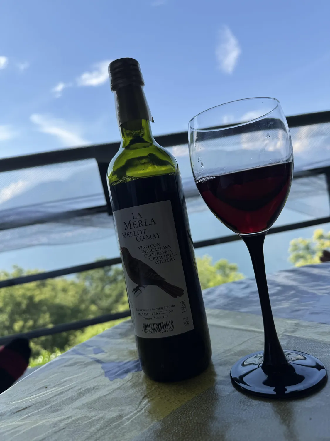 Matasci La Merla Svizzera IGT vino rosso 50 CL senza annata