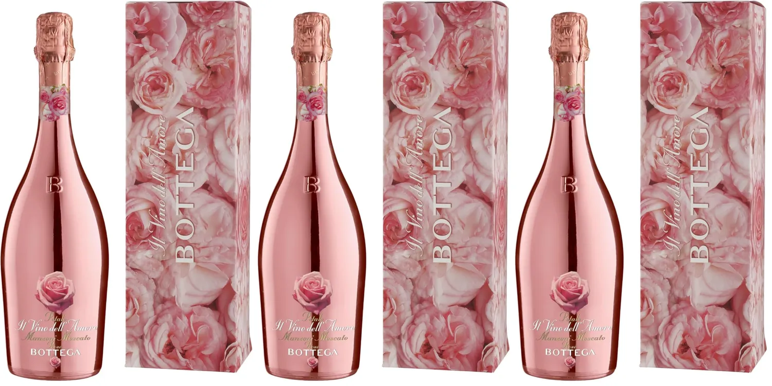 Bottega Pink Manzoni Moscato Spumante 750 ml Astuccio
