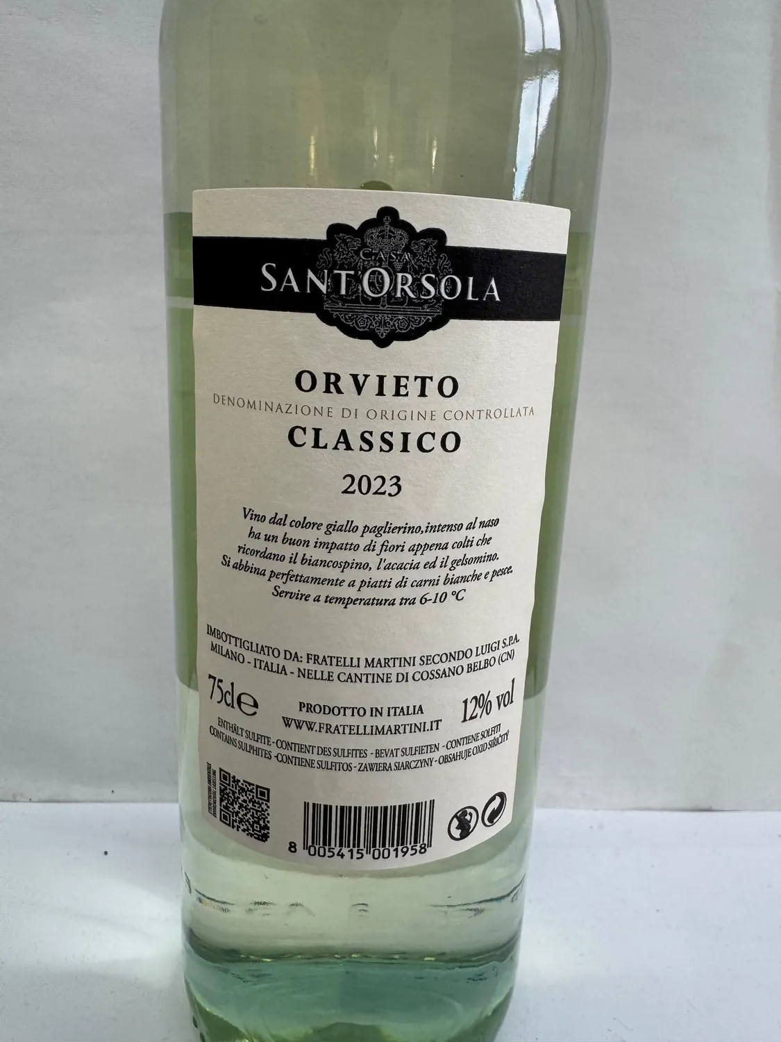 Sant'Orsola Tris Bianco Chardonnay Orvieto Pinot Grigio 3x750ml