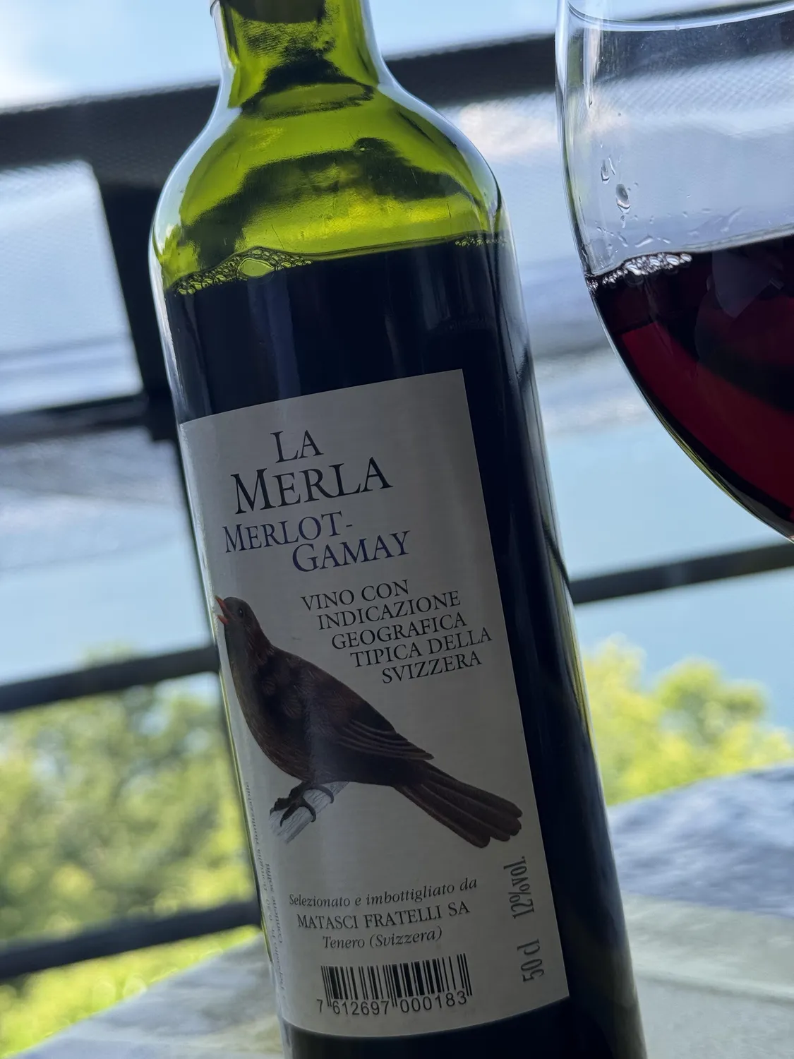 Matasci La Merla Svizzera IGT vino rosso 50 CL senza annata