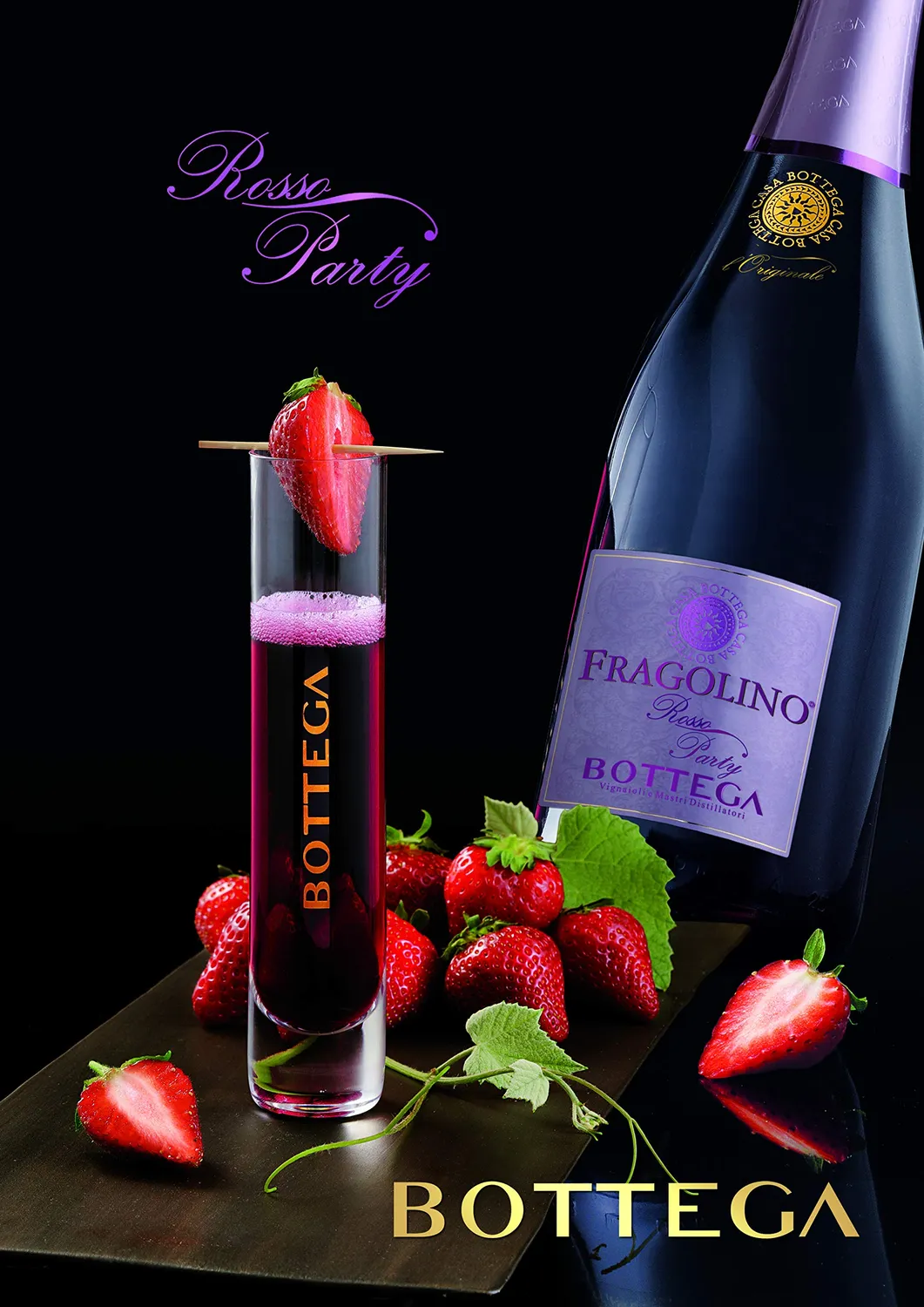 Bottega Fragolino Rosso Party bevanda 750 ml dolce