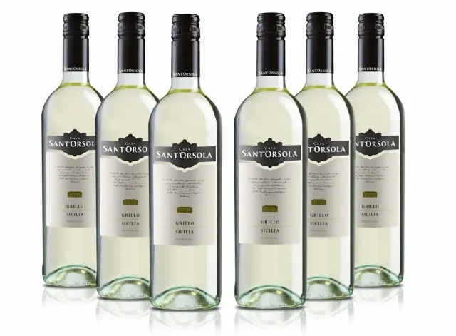 Sant'Orsola Grillo Sicilia vino DOC 6x750 ml fresco