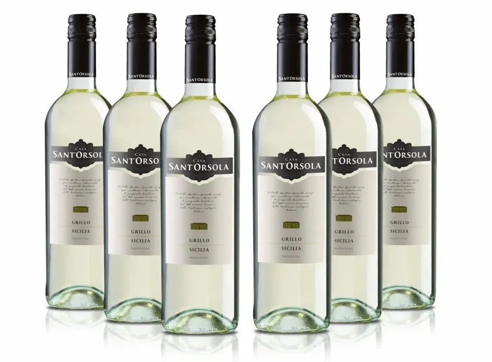 Sant'Orsola Grillo Sicilia vino DOC 6x750 ml fresco