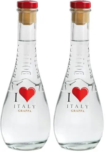 Bottega I Love Italy Grappa Giovane 38% 200ml Cristallina