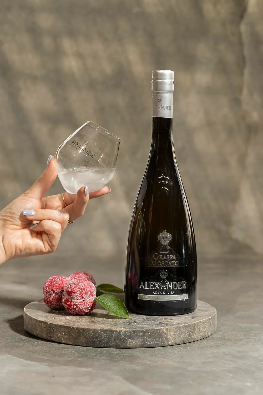 Bottega Alexander Grappa Moscato 38% 700ml Monovarietale