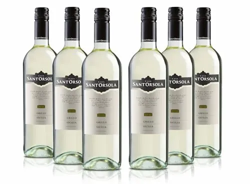 Sant'Orsola Grillo Sicilia vino DOC 6x750 ml fresco