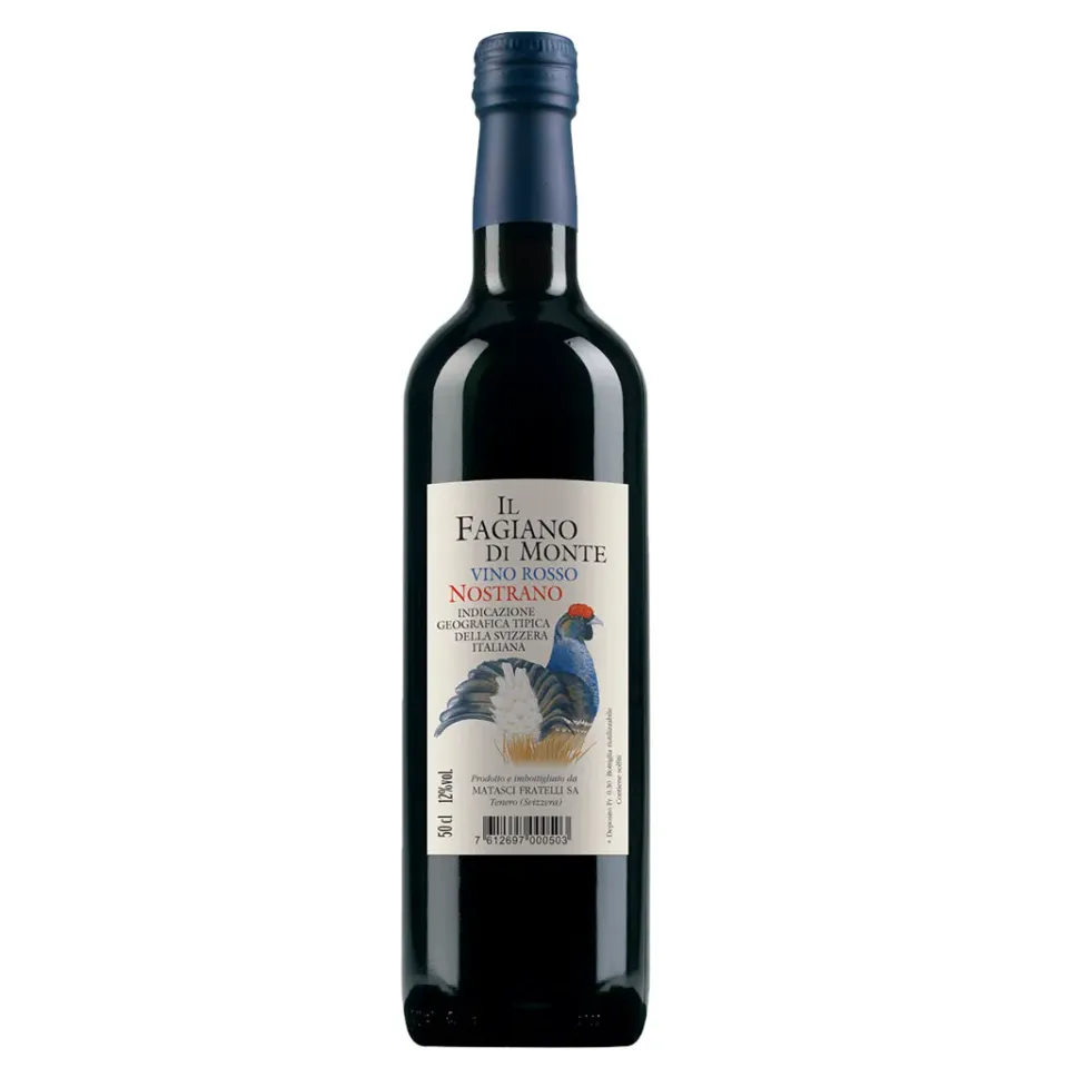 Matasci Il Fagiano Nostrano vino rosso 50cl rustico
