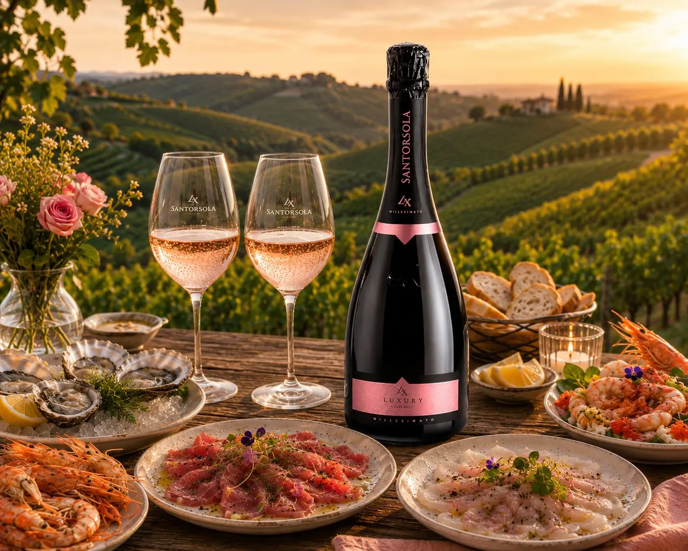 Sant'Orsola LX Prosecco Rose DOC Brut 6x750 ml in box