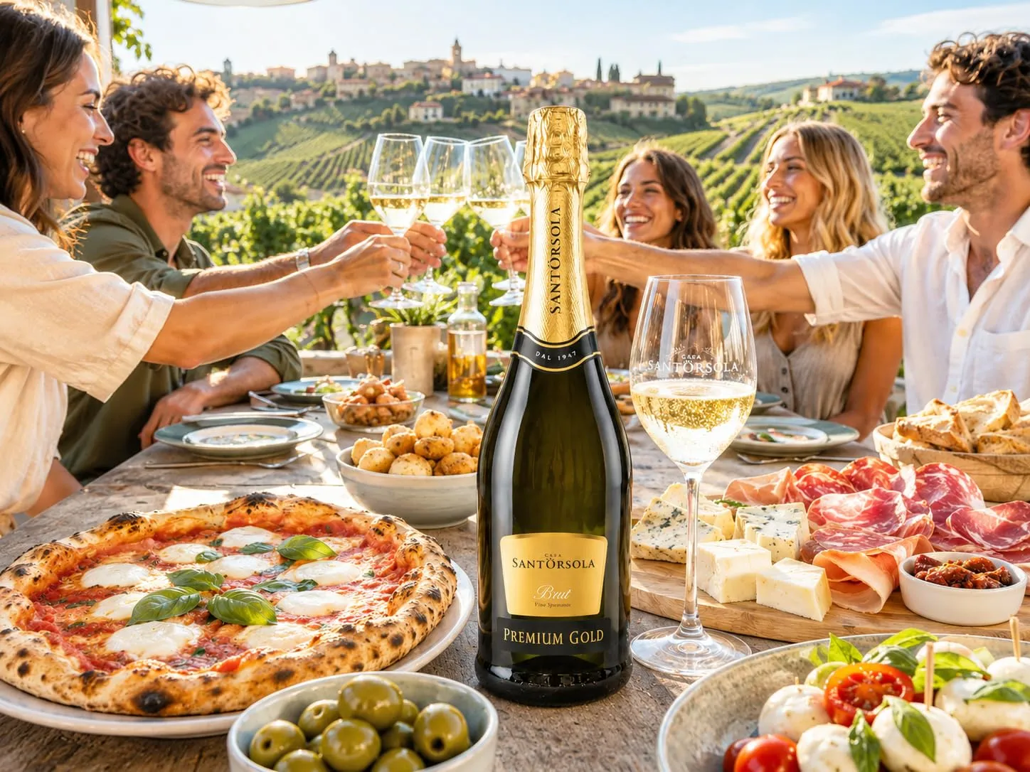 Sant'Orsola Premium Gold Cuvée spumante brut 6x750 ml fresco