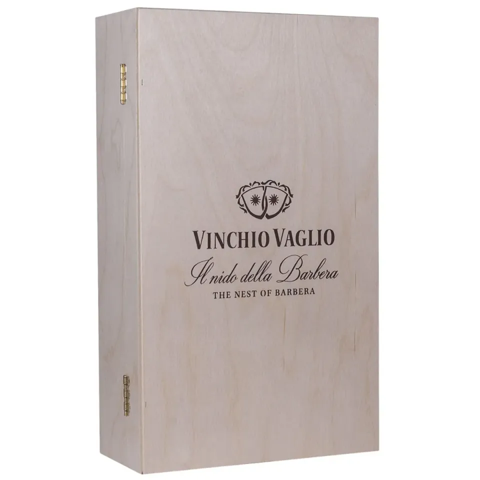 Vinchio Vaglio confezione legno 2 bottiglie 0,75 l regalo