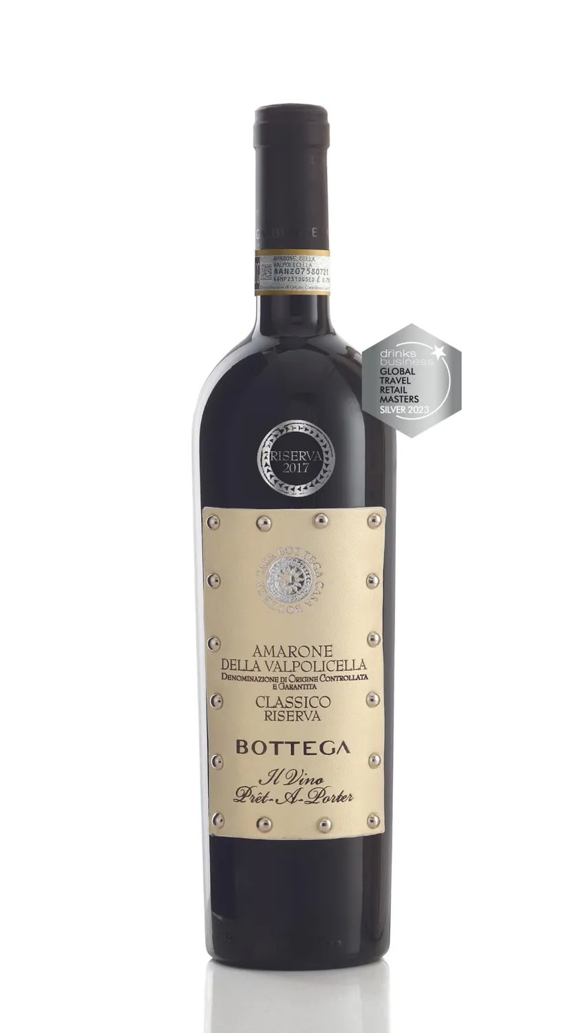 Bottega Prêt-à-Porter Amarone Riserva vino rosso 750 ml pelle